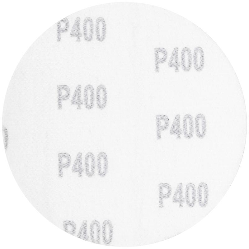 Круг шлифовальные сплошные (липучка) алюминий-оксидные 125мм Р 400 (уп.5шт) MOS 39817М