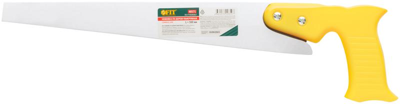 Ножовка по дереву выкружная пластиковая ручка 300мм FIT 40571