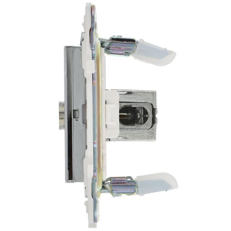 Розетка TV оконечная SKANDY SK-A12N никель IEK SK-A10-O-K50