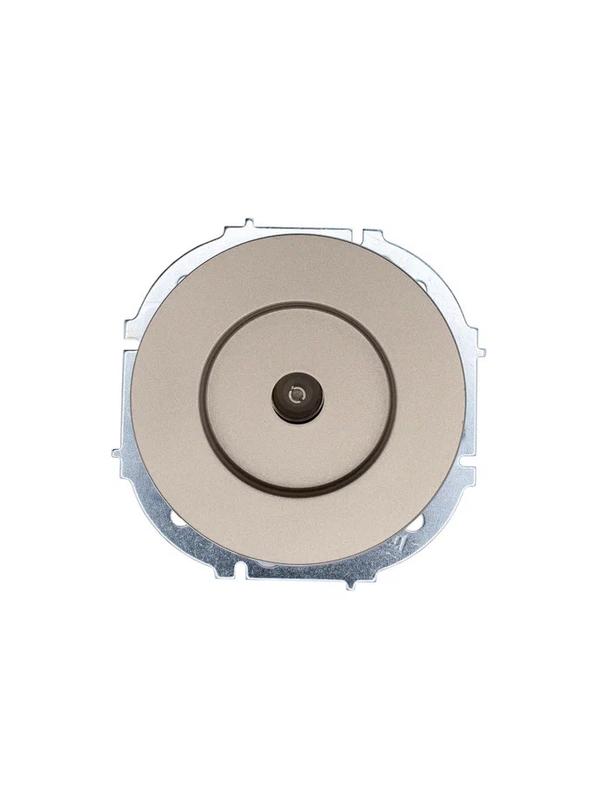 Розетка телевизионная проходная СП OSEN механизм титан LEZARD 743-3788-129