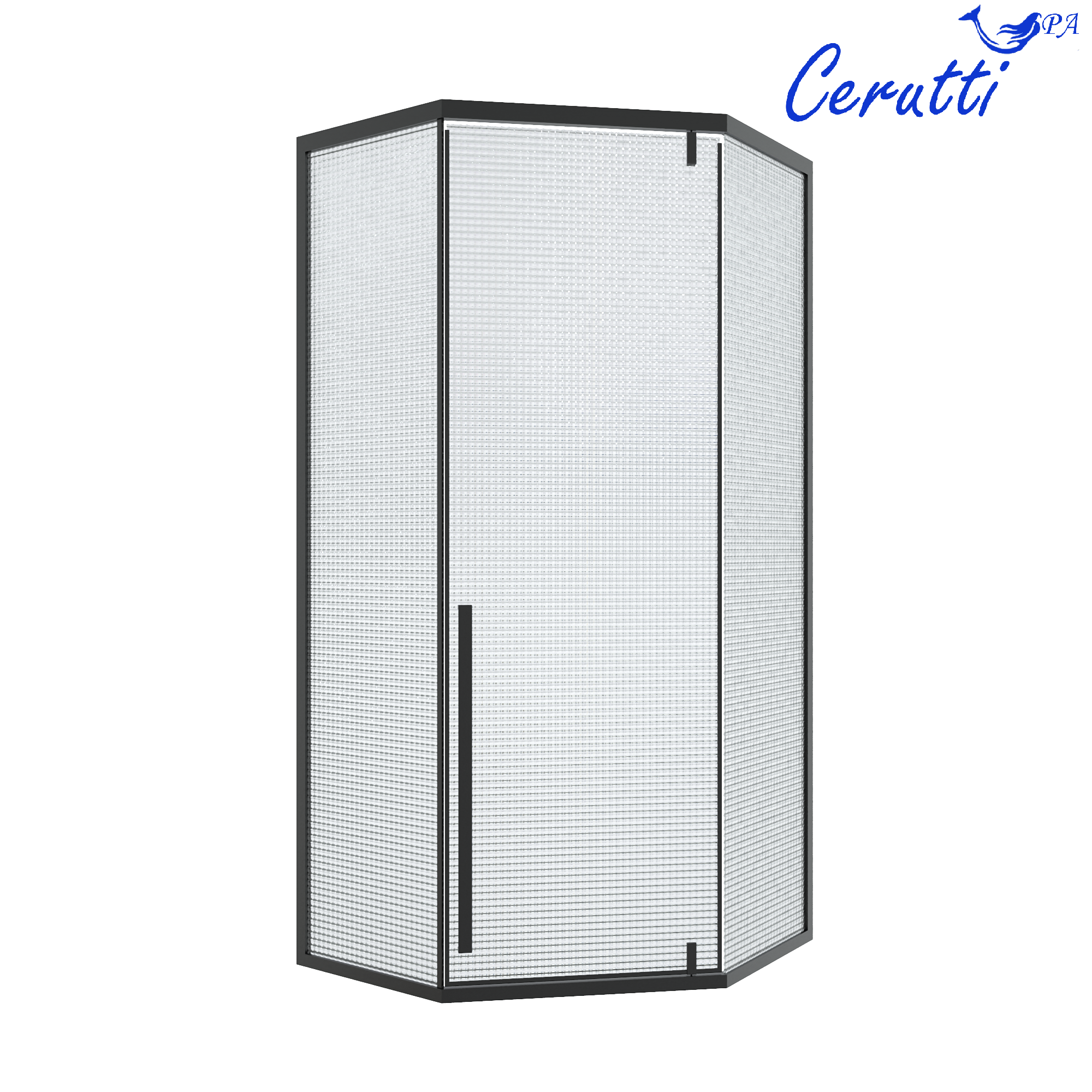 Ограждение C3ABD душевое Ceruttispa без поддона (90x90x195)