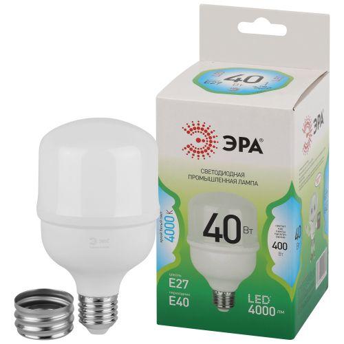 Лампа светодиодная GREEN LINE POWER T80-40W-840-E27/E40 GL 40Вт колокол 4000К яркий свет бел. E27/E40 Эра Б0067027