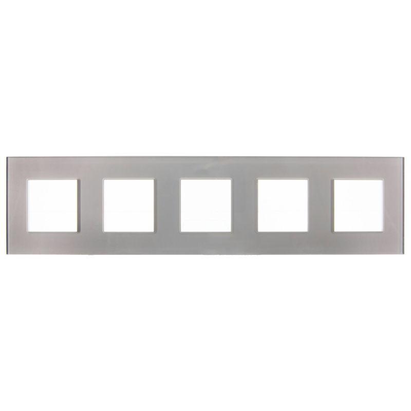 Рамка 5-м SKANDY SK-F25Sh стекло шампань IEK SK-M52-G-K37