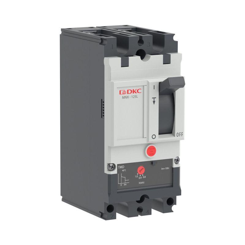 Выключатель автоматический 2P 16А 70кА pro MNX125L при AC415V расцепитель TMD Ir=0.8-1xIn Im=10xIn YON MNX125L2PTMD0016