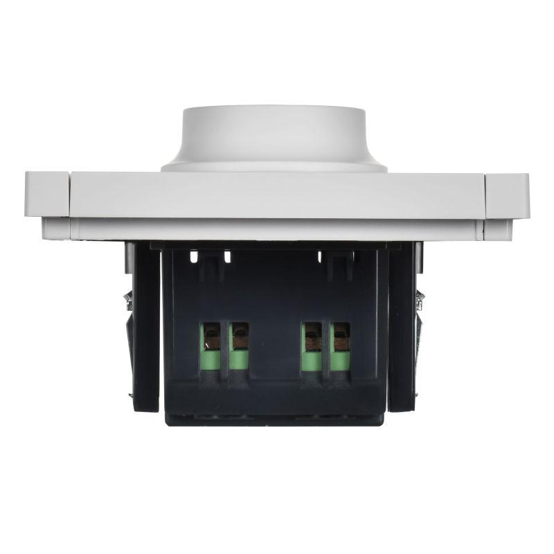 Светорегулятор поворотно-нажимной СП FORTE&PIANO FP254 600Вт бел. IEK FP-D20-0600-K01