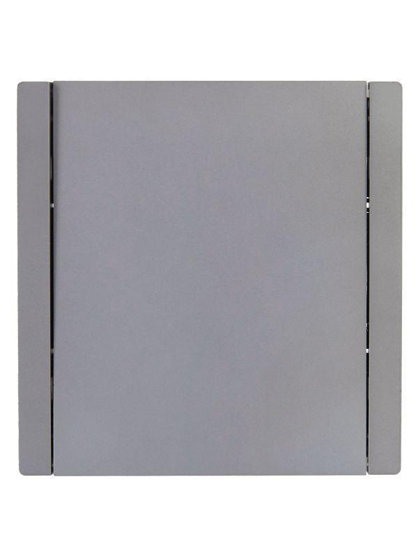 Выключатель проходной 1-кл. СП FORTE&PIANO 10А FP503 сталь IEK FP-V12-0-10-1-K46