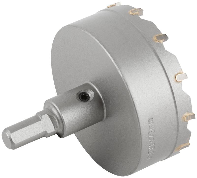 Коронка кольцевая с карбидными вставками профи (для отверстий в нержавеющей стали) 73мм FIT 36856