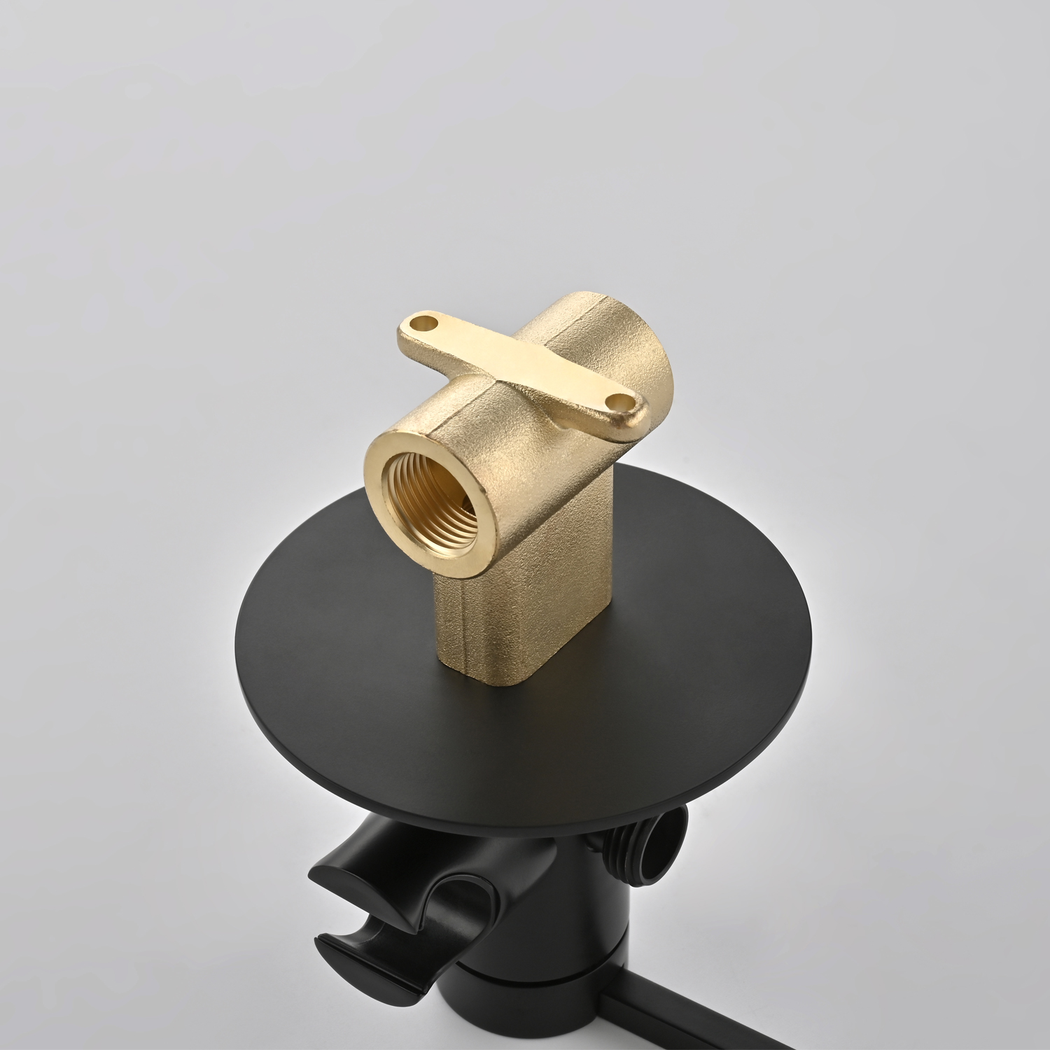 Гигиенический душ со смесителем Rose R235H, черный