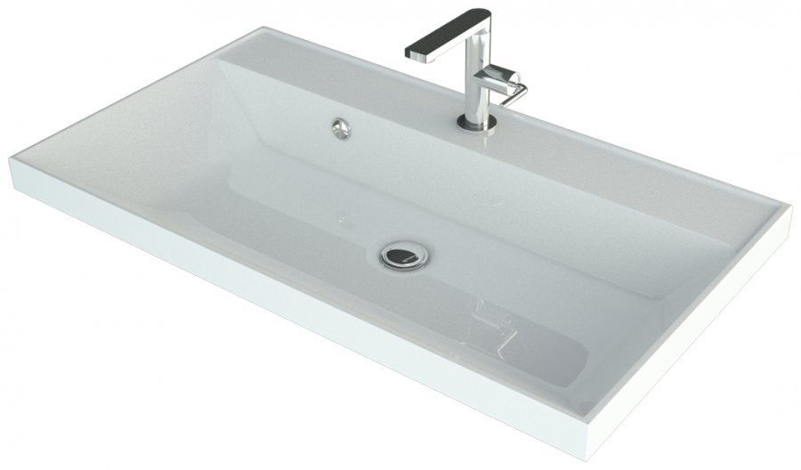 Тумба подвесная "Матис 70", Classic 70, (2 ящика), КРЕМ, ЭМАЛЬ