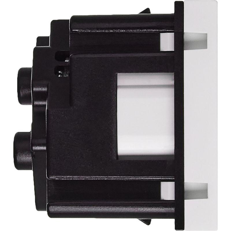 Розетка 2мод. 16А 250В 45град. с заземл. защ. шторки винт. зажимы бел. ИЭК Leg 4521052