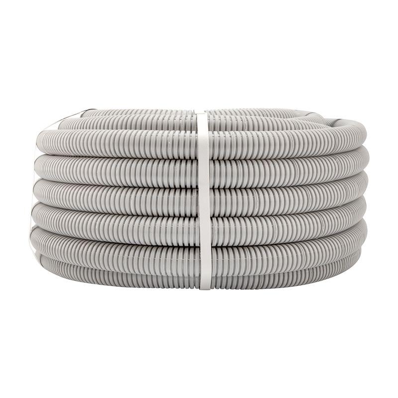 Труба гофрированная ПВХ тяжелая d40мм с протяжкой (уп.15м) Rexant 28-0400-60