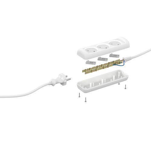 Удлинитель 3х10м без заземл. 10А IP20 U-3-10m-2х1 ПВС 2х1 Эра Б0028358