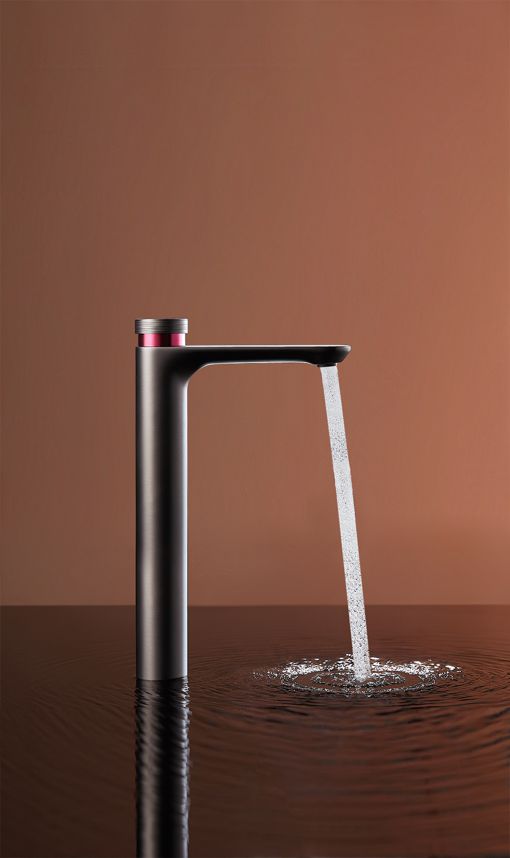 Смеситель для раковины ARROW AMP11872-1GG, серый