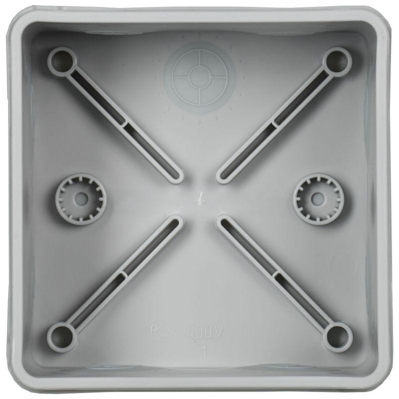 Коробка распаячная ОП КМ42455 100х100х50мм IP67 8 вводов сер. IEK UKO21-100-100-050-K41-66