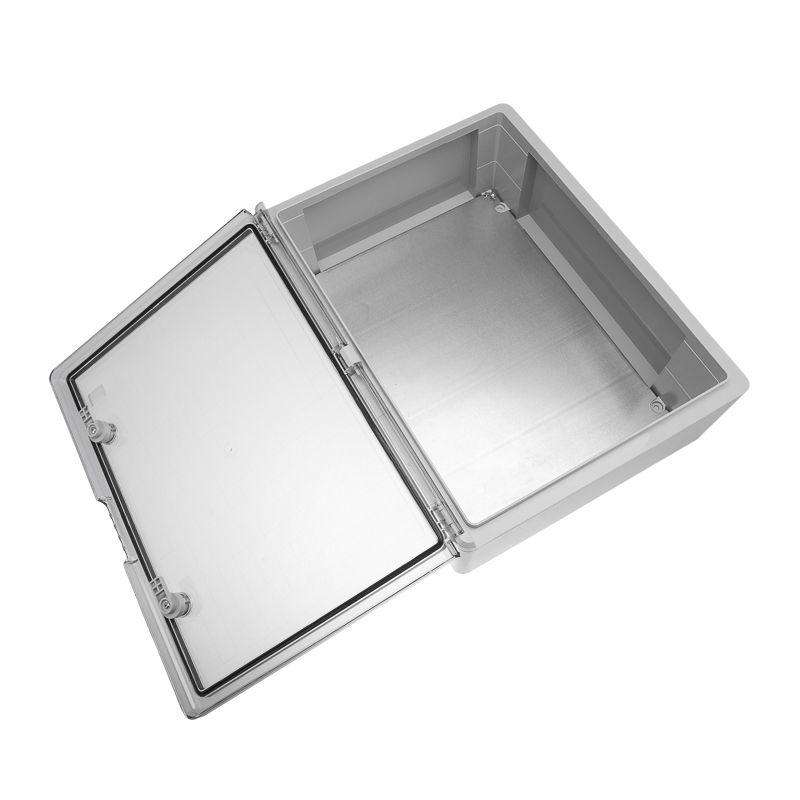 Корпус ЩМПп 600х400х200мм УХЛ1 IP65 с прозр. дверцей и монтажной панелью АБС пластик. Rexant 11-0417