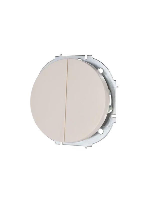 Выключатель 2-кл. СП OSEN 10А IP20 механизм сл. кость LEZARD 743-9088-101