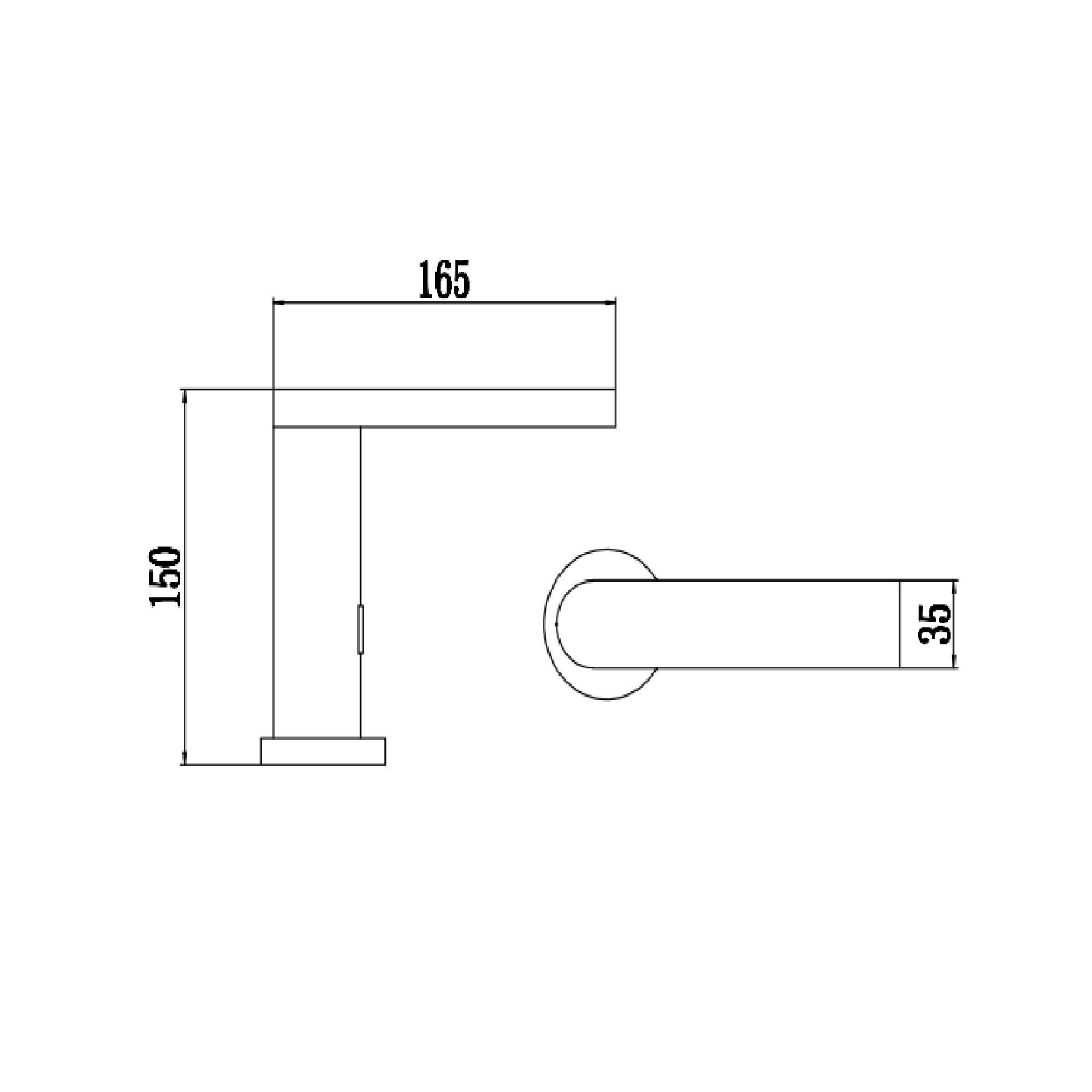 Сенсорный смеситель для раковины Savol S-GY8887H, черный