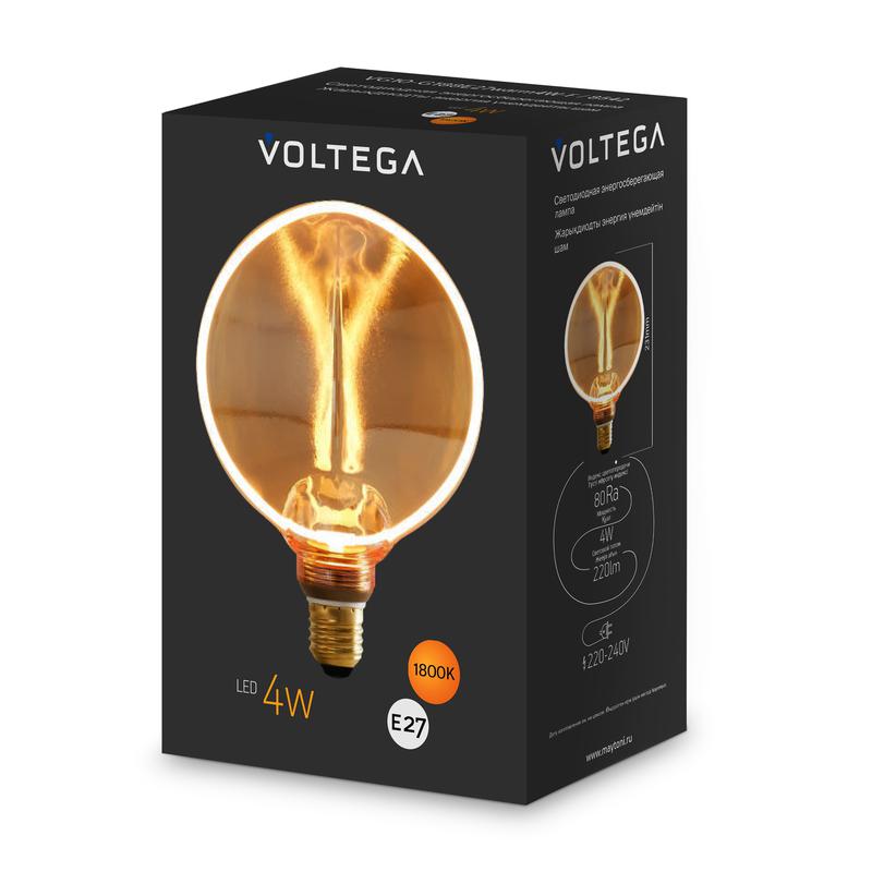 Лампа светодиодная Loft Led G188 4Вт 1800К E27 Voltega 8542
