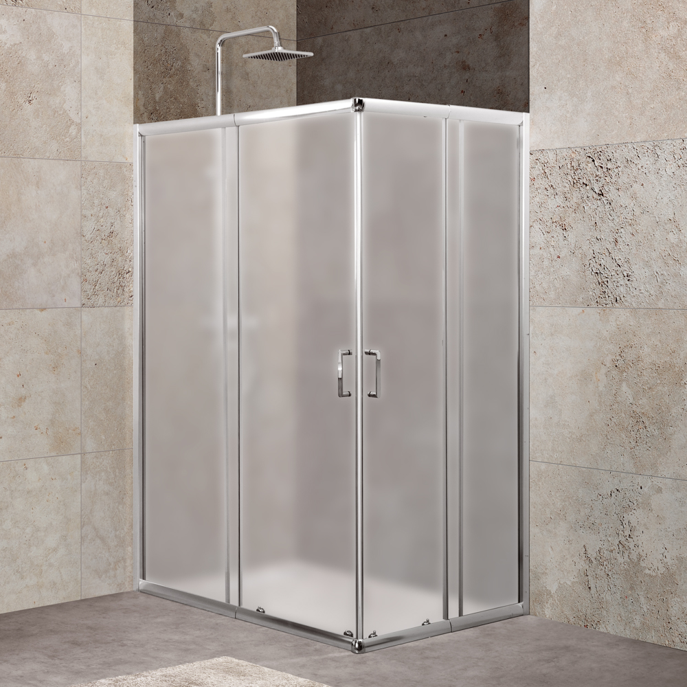 Душевой уголок BelBagno UNIQUE-AH-2-100/115-75/90-M-Cr