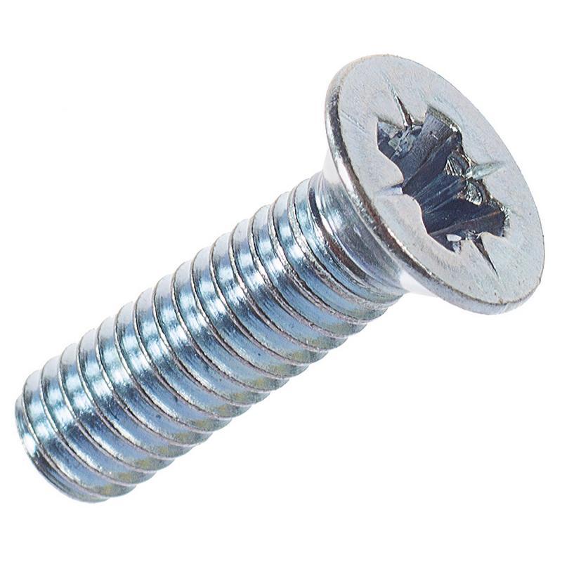 Винт с потайной головкой М8х20 DIN 965 оцинк. (уп.8шт) Tech-Krep/Zitar 112242