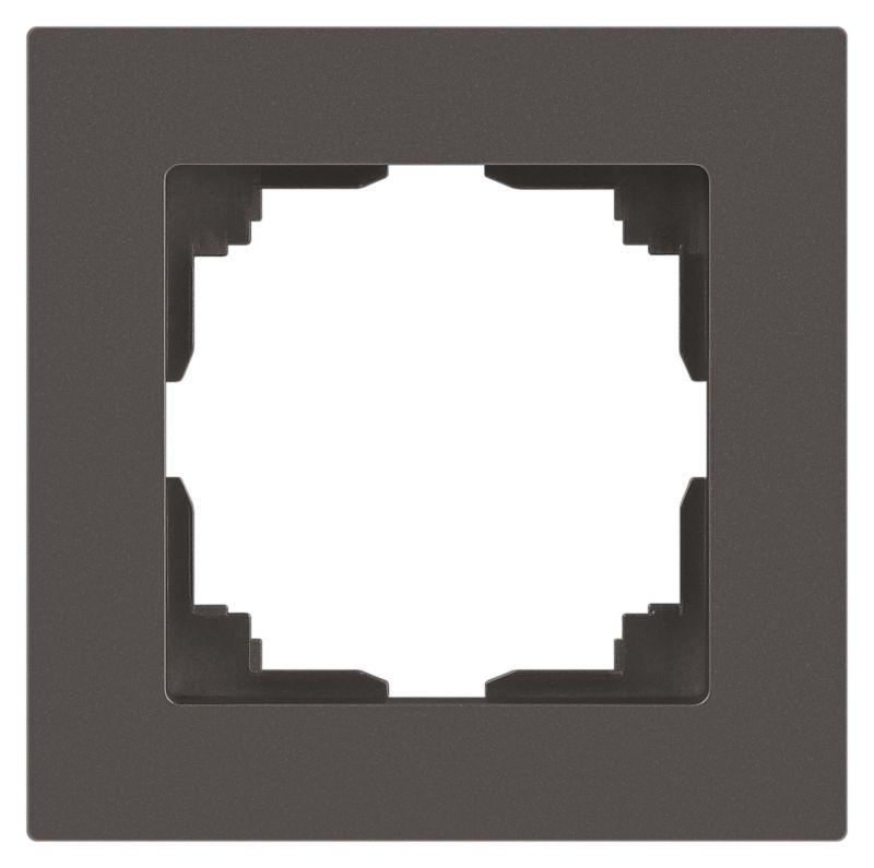 Рамка 1-м СП Accent 6-501-09 титан Intro Б0063769