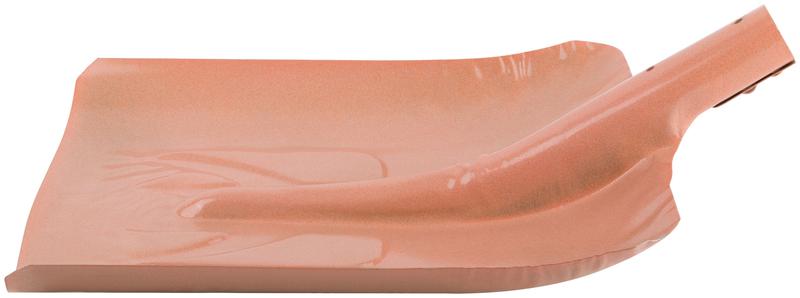 Лопата для уборки снега тротуарная 340х385мм без черенка сталь КУРС 68121