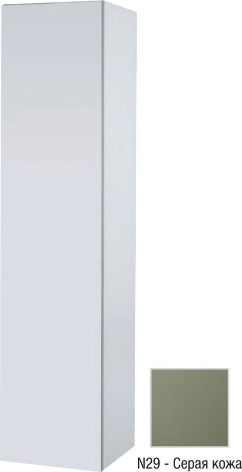 EB984-N29 пенал подвесной VOX 1 дверь ,3 полки /35х34х14,7 меламин под кожу (203231)