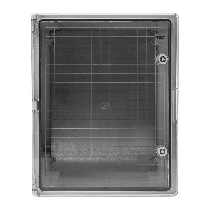 Корпус ЩМПп 500х400х240мм УХЛ1 IP65 с прозр. дверцей и монтажной панелью АБС пластик. Rexant 11-0416