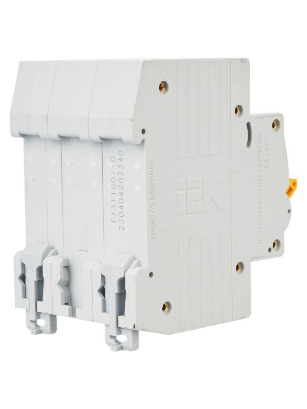 Выключатель автоматический модульный 3п D 40А 4.5кА ВА47-29 KARAT IEK MVA20-3-040-D