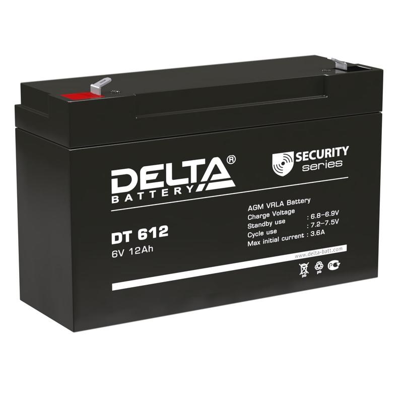 Аккумулятор ОПС 6В 12А.ч Delta DT 612