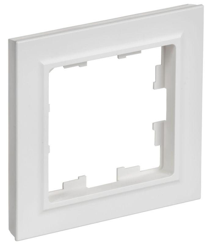 Рамка 1-м BRITE РУ-1-БрАБ арктич. бел. IEK BR-M12-K91