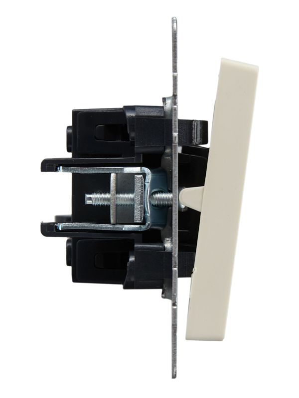 Выключатель 1-кл. СП BRITE ВС10-1-4-БрКр 10А самовозвратн. механизм беж. IEK BR-V14-0-10-K10