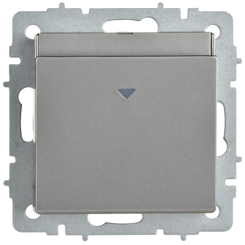 Выключатель карточный BRITE 30А ВС10-1-8-БрС механизм сталь IEK BR-V11-0-10-K46