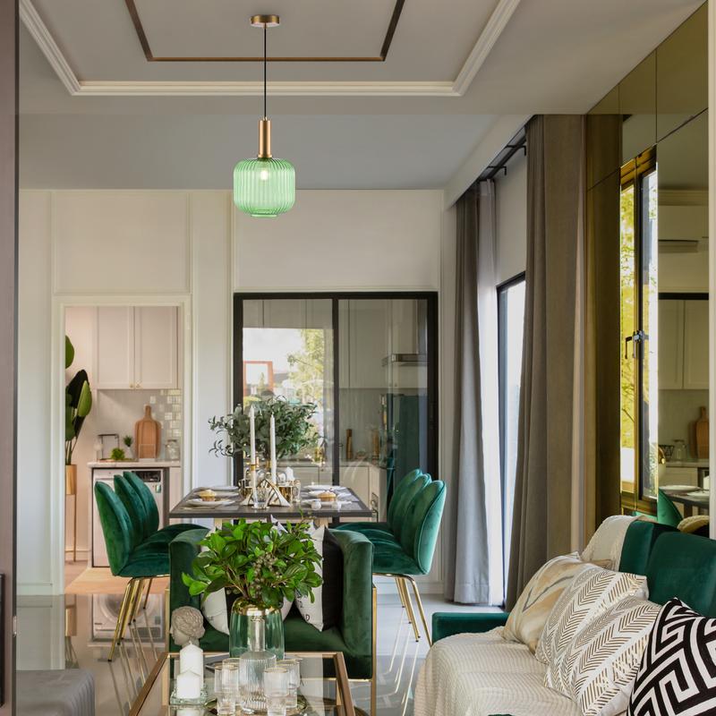 Светильник Zelma 40Вт E27х1 IP20 подвесной Freya FR8012PL-01BS