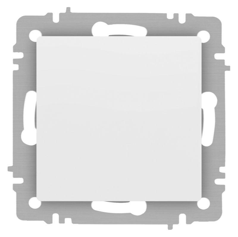 Выключатель 1-кл. СП Accent 6-101-01М 10А IP20 250В AL/CU бел. матов. Intro Б0063468