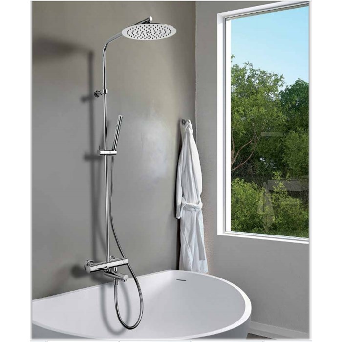 Душевая система Paini Cox 78CR687TH с термостатом для ванны