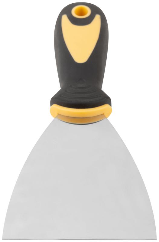 Шпатель нерж. сталь прорезиненная ручка 3дюйм (75мм) FIT 06695