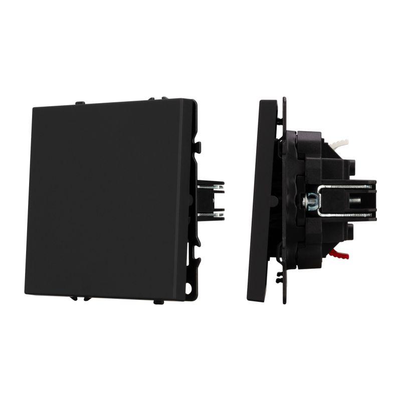 Механизм звонкового выключателя SWT-NOBE-MKR1-SFPL-L-BK 230В 10А Arlight 054270