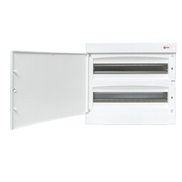 Щит распределительный навесной Unix 2х18мод. IP41 бел. дверь PROxima EKF ux-2x18-nw