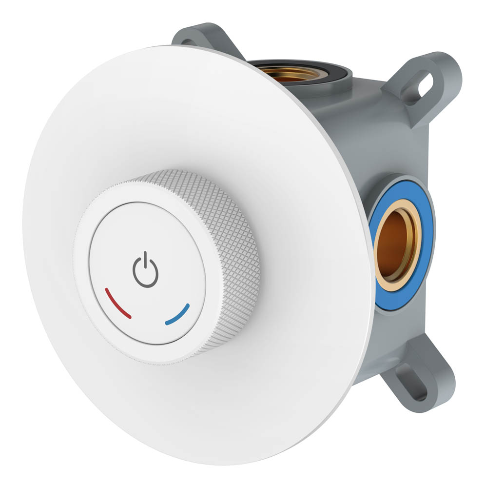 Смеситель автоматический встроенный TECH Matt White