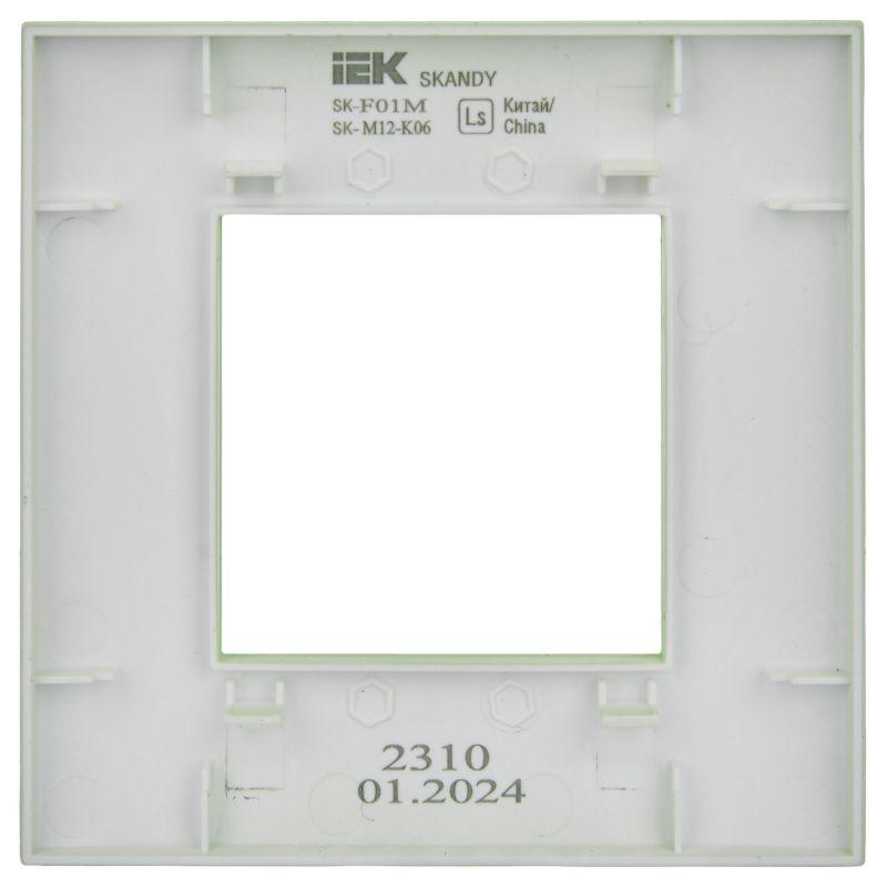 Рамка 1-м SKANDY SK-F01M мятный IEK SK-M12-K06