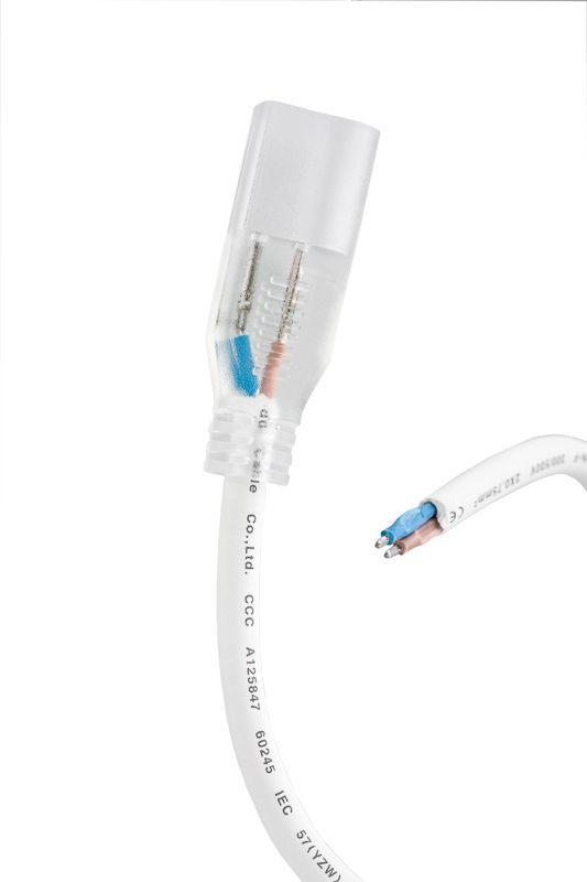 Коннектор с проводом для одностороннего неона 8х16мм Neon-Night 134-050