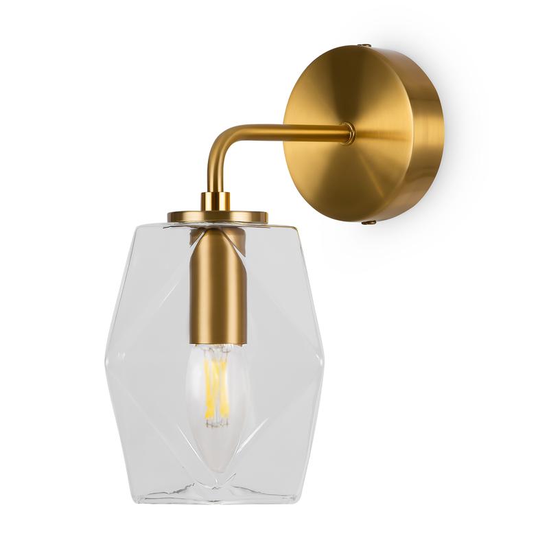 Светильник настенный (бра) Dimension 1х60Вт E14 IP20 Freya FR5177WL-01BS