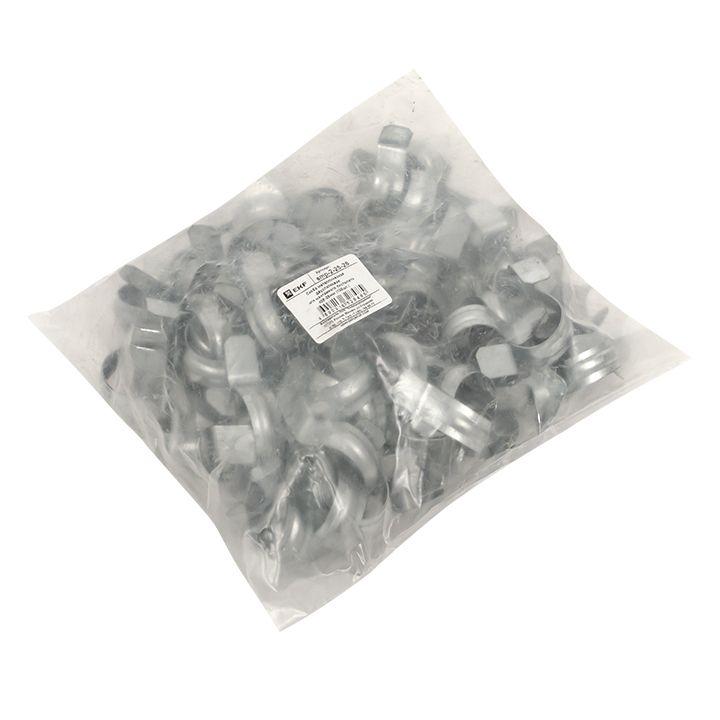 Скоба крепежная двухлапковая d25-26мм для монтажн. пистолета метал. PROxima EKF smp-2-25-26