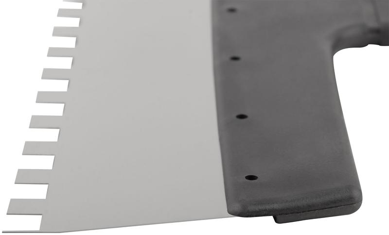 Шпатель фасадный зубчатый 350мм/зуб 10мм нерж. КУРС 06615