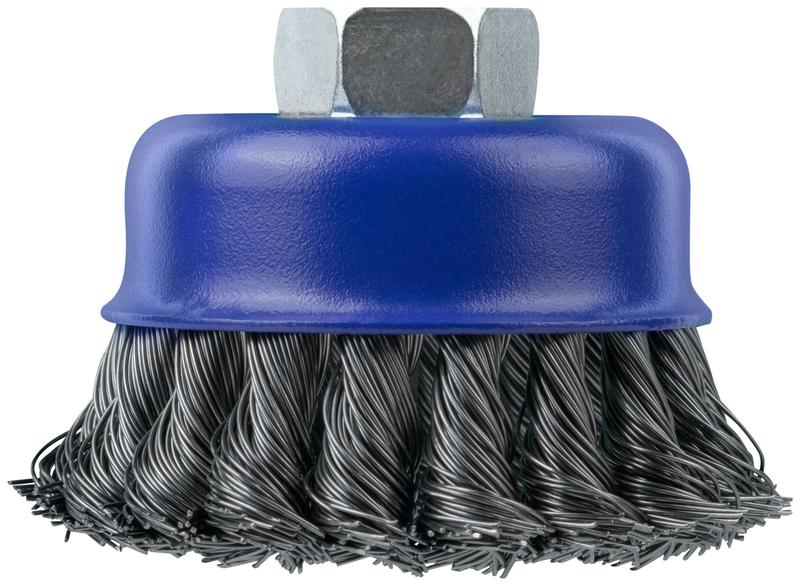 Щетка для УШМ М14 тип "Чашка" крученая витая проволока 0.5мм 75мм блист. Profi Cutop 82-898