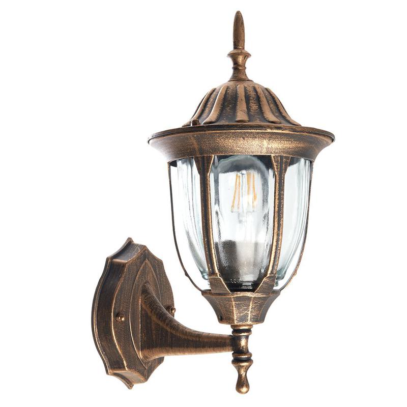 Светильник садово-парковый 60Вт 230В E27 черн. зол. PL6301 FERON 11897