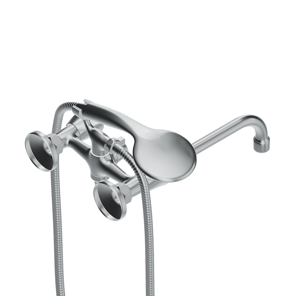 Смеситель для ванны и душа с длинным изливом и душевой лейкой RedBlu by Damixa Object 349500000