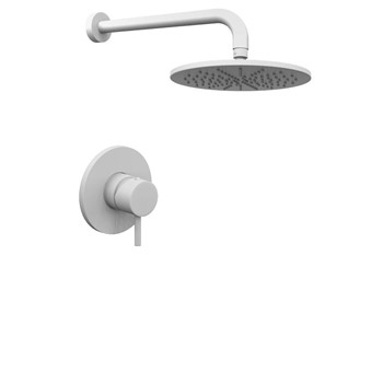 Смеситель встраиваемый для душа Paffoni LIGHT LIG011BO встраиваемый Белый матовый