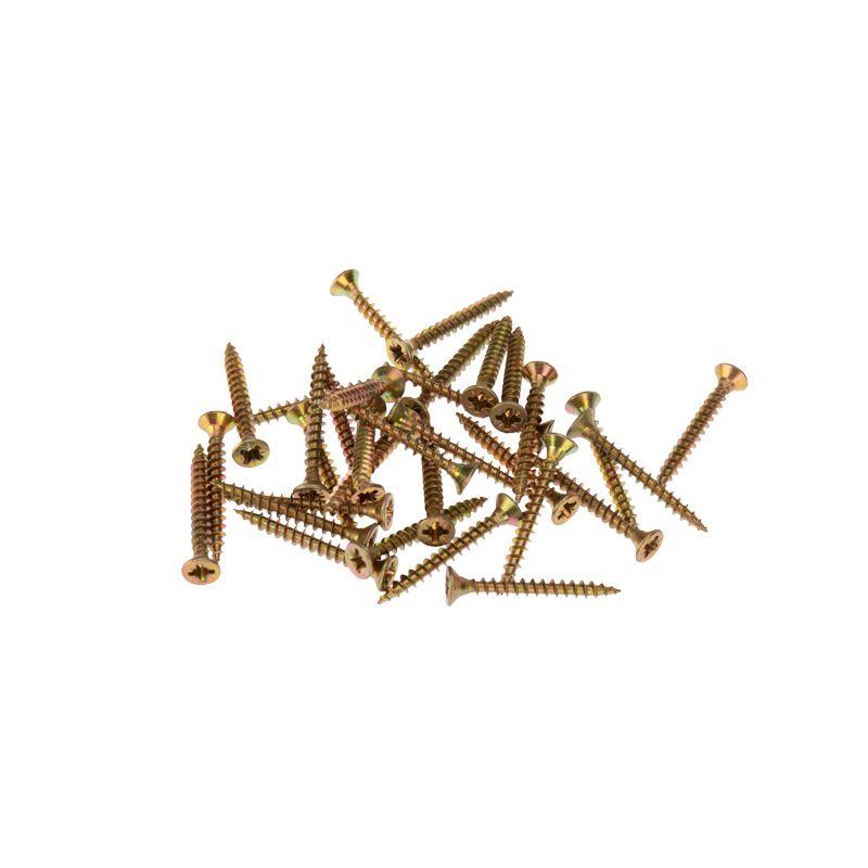 Саморез универсальный 4х30 желт. цинк (уп.250шт) Kranz KR-01-3311-027